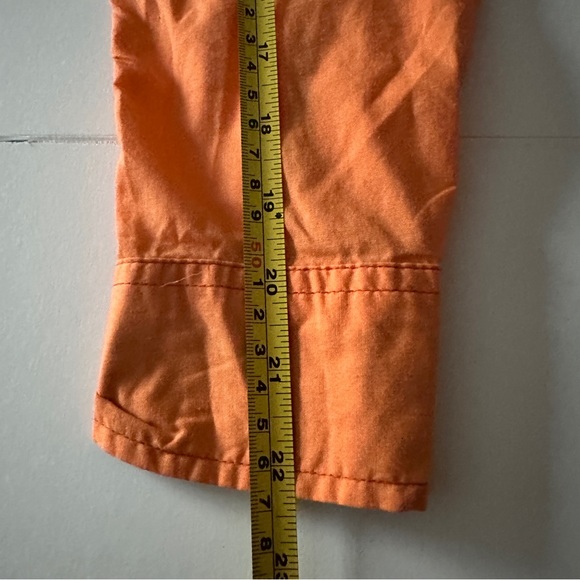 Drill NYC Clothing Co Orange Men Size M Shirt Western Style Pockets Button-up - Picture 8 of 11